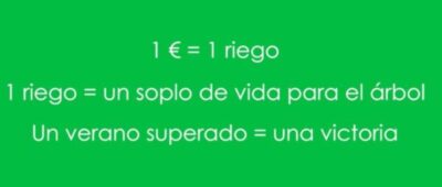 1 €=1 riego